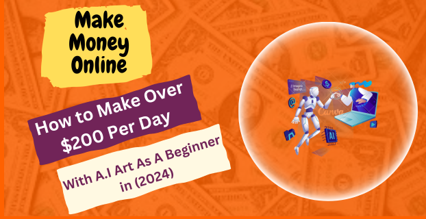 How to Make Over $200 Per Day with A.I Art As A Beginner in (2024)