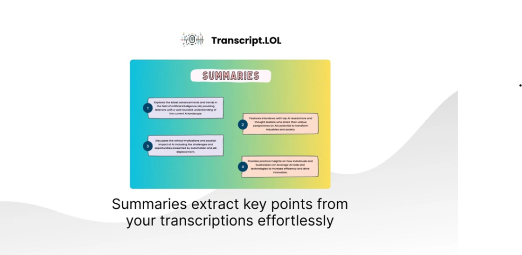 Transcript.Lol Lifetime Deal Review